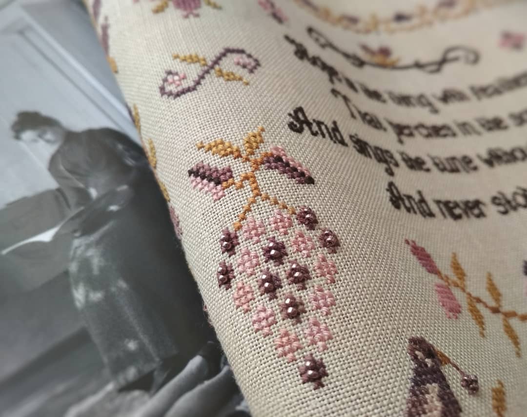 Hope Sampler Primitive Cross stitch pattern PDF Download 6 hope-sampler-pattern