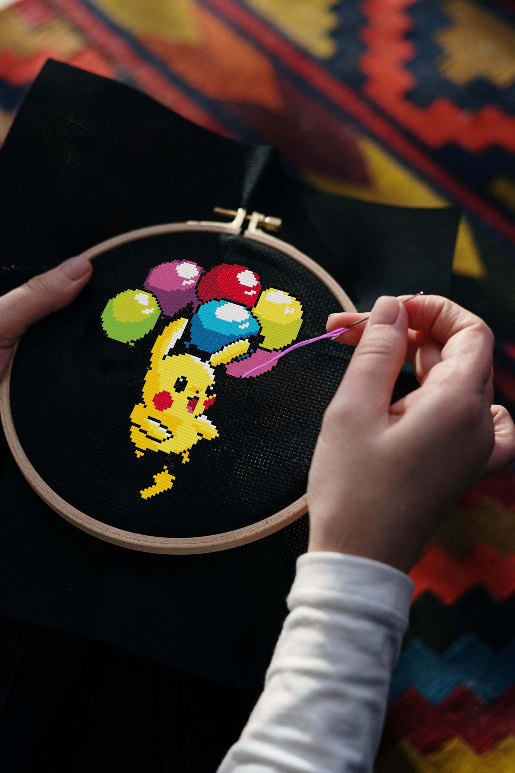 Free Pikachu Cross Stitch Pattern Pokemon Pokeball – Cross Stitch