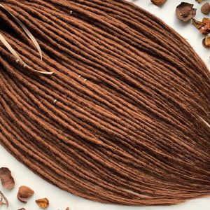 Ginger dreadlock extension, fake de dreads, cooper synthetic dreads