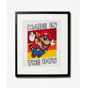 Mario cross stitch pattern.