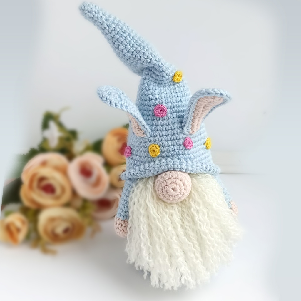 Crochet Easter gnome and bunny pattern, amigurumi Easter decor 4 This crochet pattern can be used to make cute Easter gnomes and Easter bunnies. The template contains a large number of photos of the process. The toy "Easter gnomes" will be a wonderful Easter decoration for your home, as well as an original gift for a holiday.