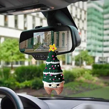 Christmas tree. Car accessory. Decoration for rear-view mirrors. -  Crealandia