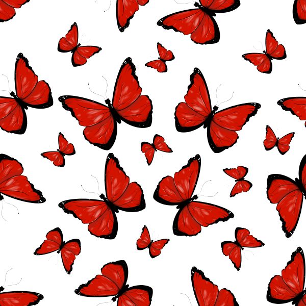 red butterfly