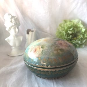 round green jewelry box, anniversary gift, gift box for wife
