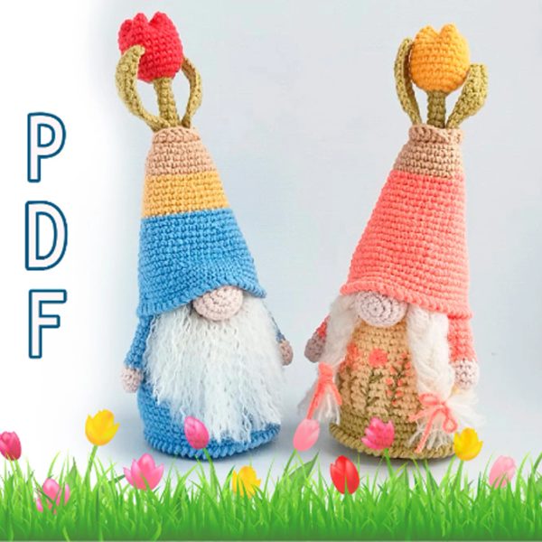 Crochet Tulip gnome pattern