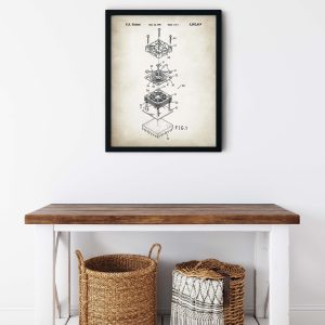 Computer fan patent poster