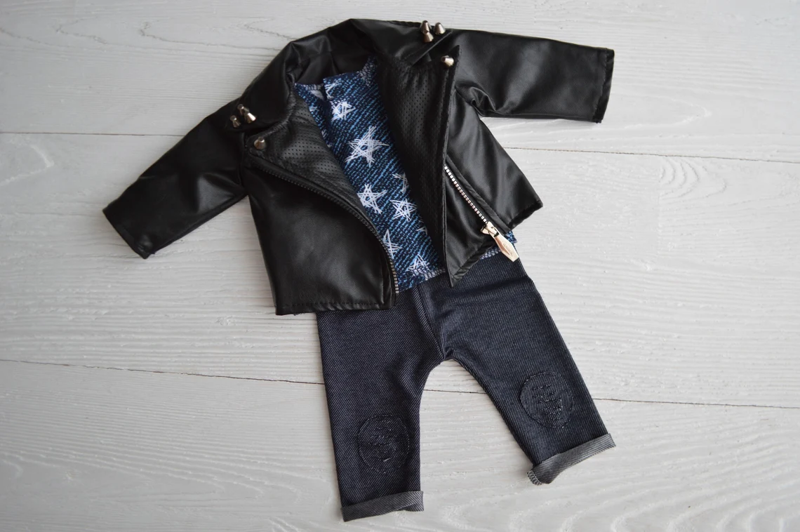 Kids Leather Jacket bomber nappa lamb leather blue Bomber baby | D'Arienzo