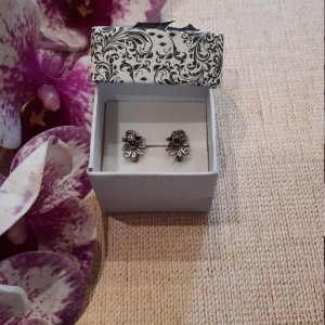 Vintage Soviet earrings from cupronickel. Released in the 1980s in the USSR.