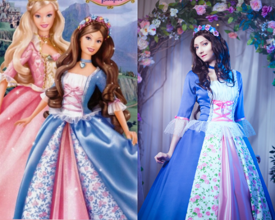 Barbie princess and best sale the pauper erika dress