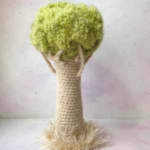 crochet trees, Baobab, waldorf toys