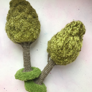 miniatures trees, kids room, toy montessori