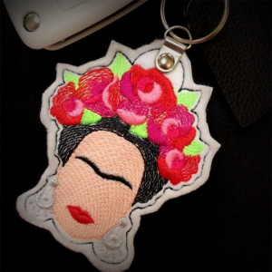 Machine embroidery design “Frida Kahlo”