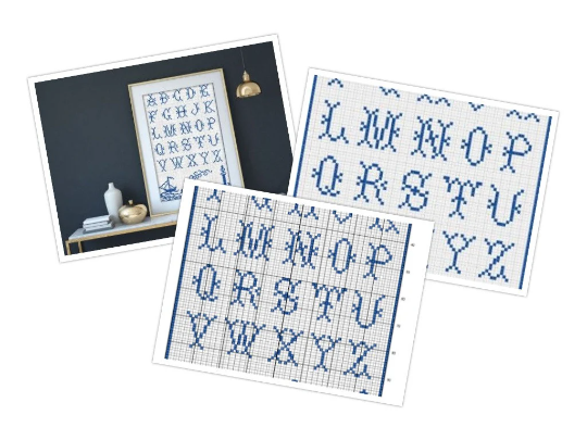 Monochrome Sampler Vintage Cross Stitch PDF 2 Monochrome Sampler Vintage Cross Stitch PDF - Image 2