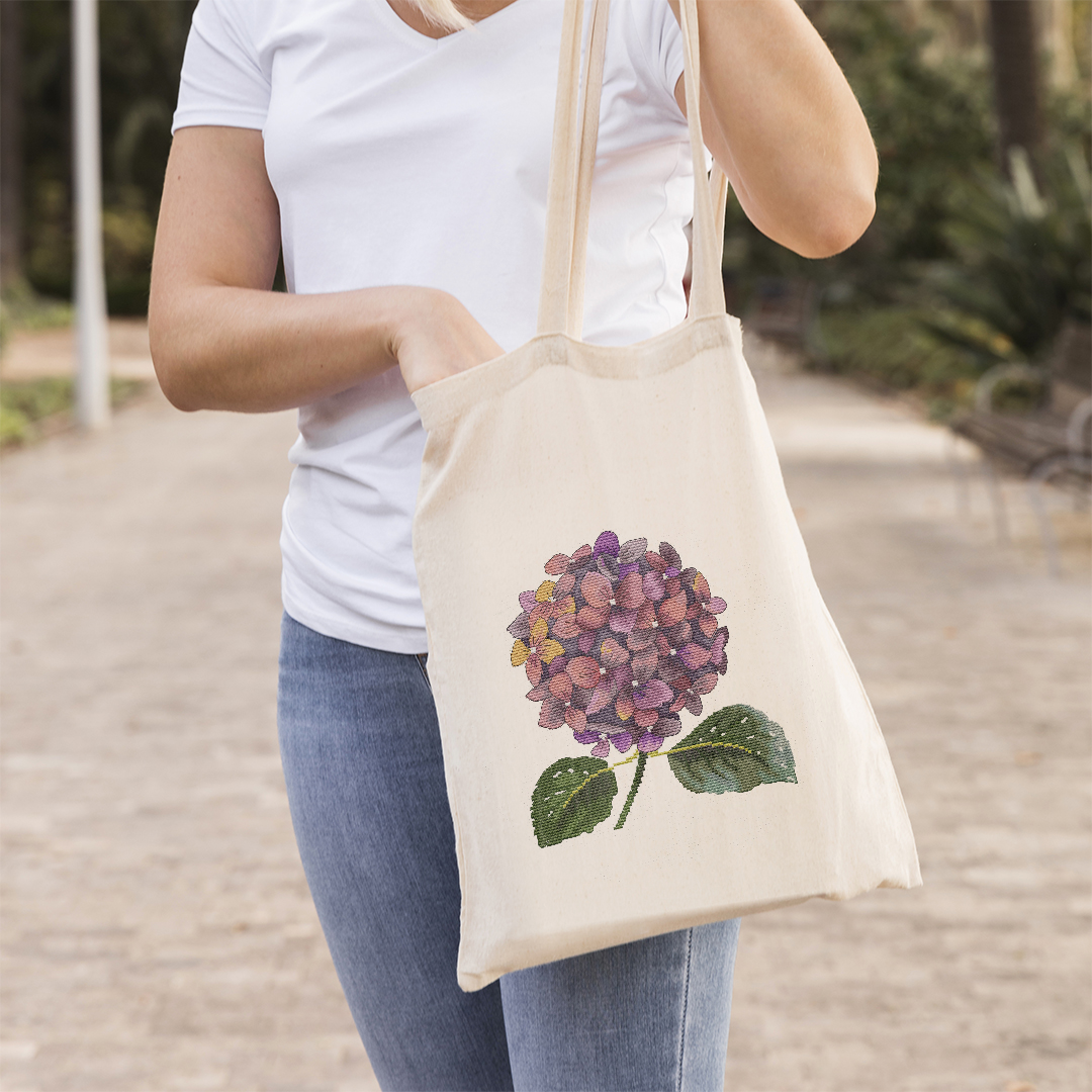 Hydrangea Digital Cross Stitch Pattern 4 Hydrangea Digital Cross Stitch Pattern - Image 4