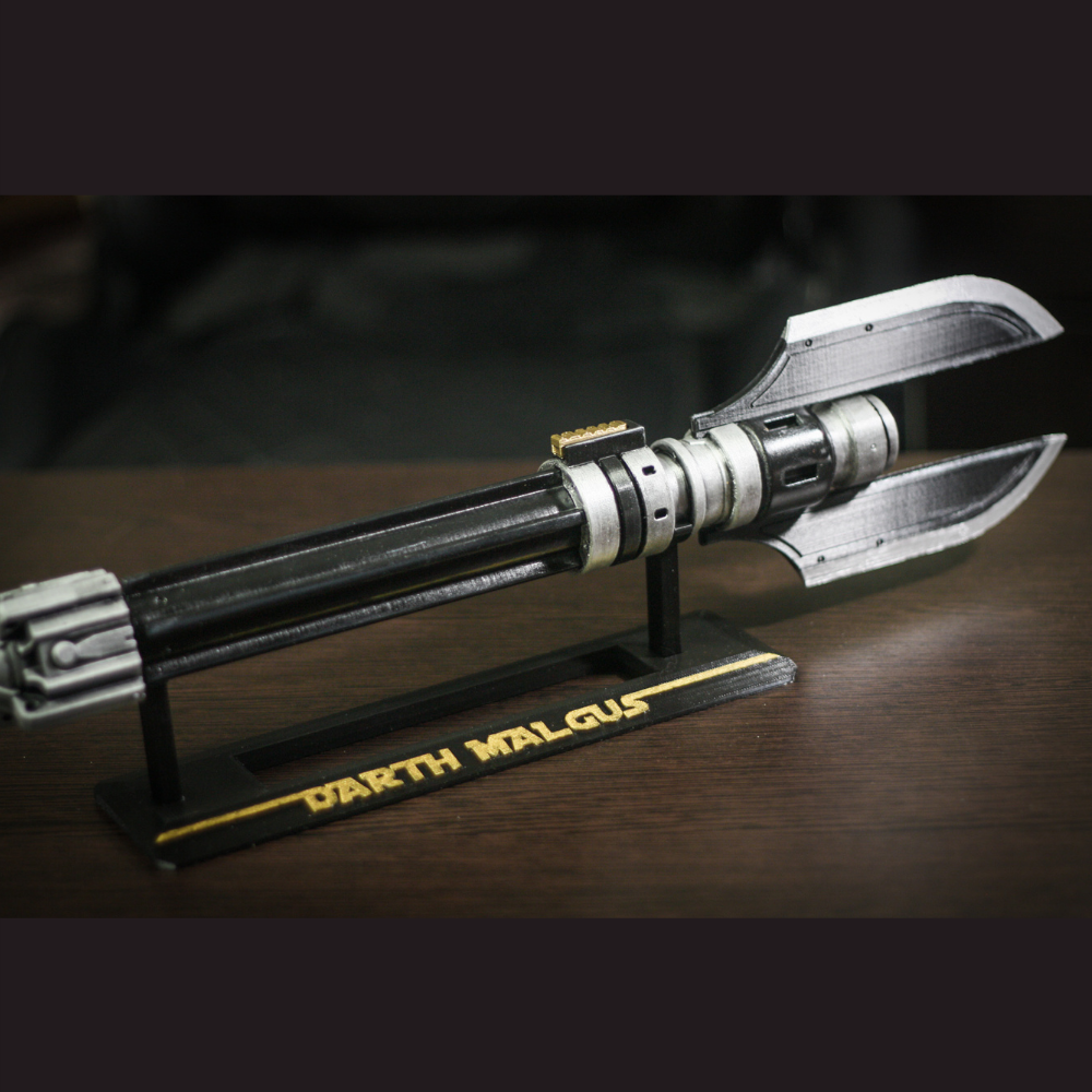 Darth sales malgus lightsaber