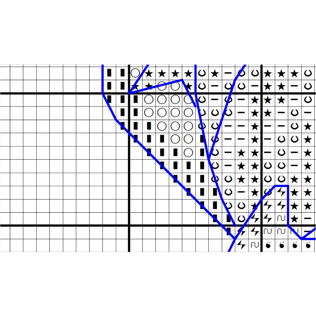 Moon gnome cross stitch pattern PDF, night gnome 6 Moon gnome cross stitch pattern PDF, night gnome - Image 6