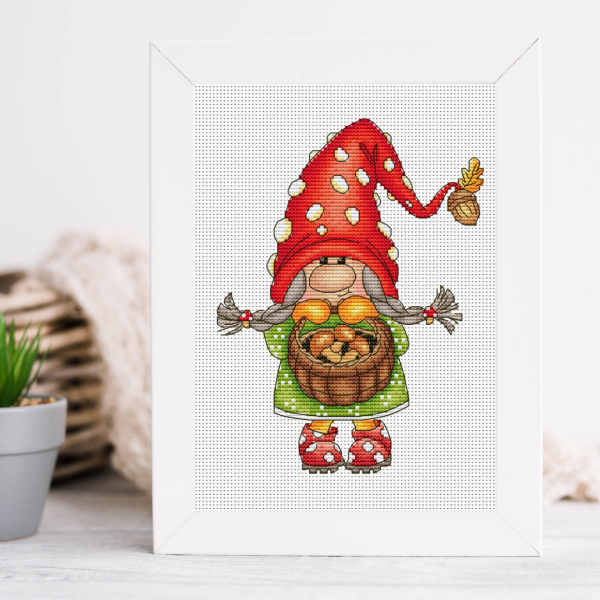 gnome embroidery