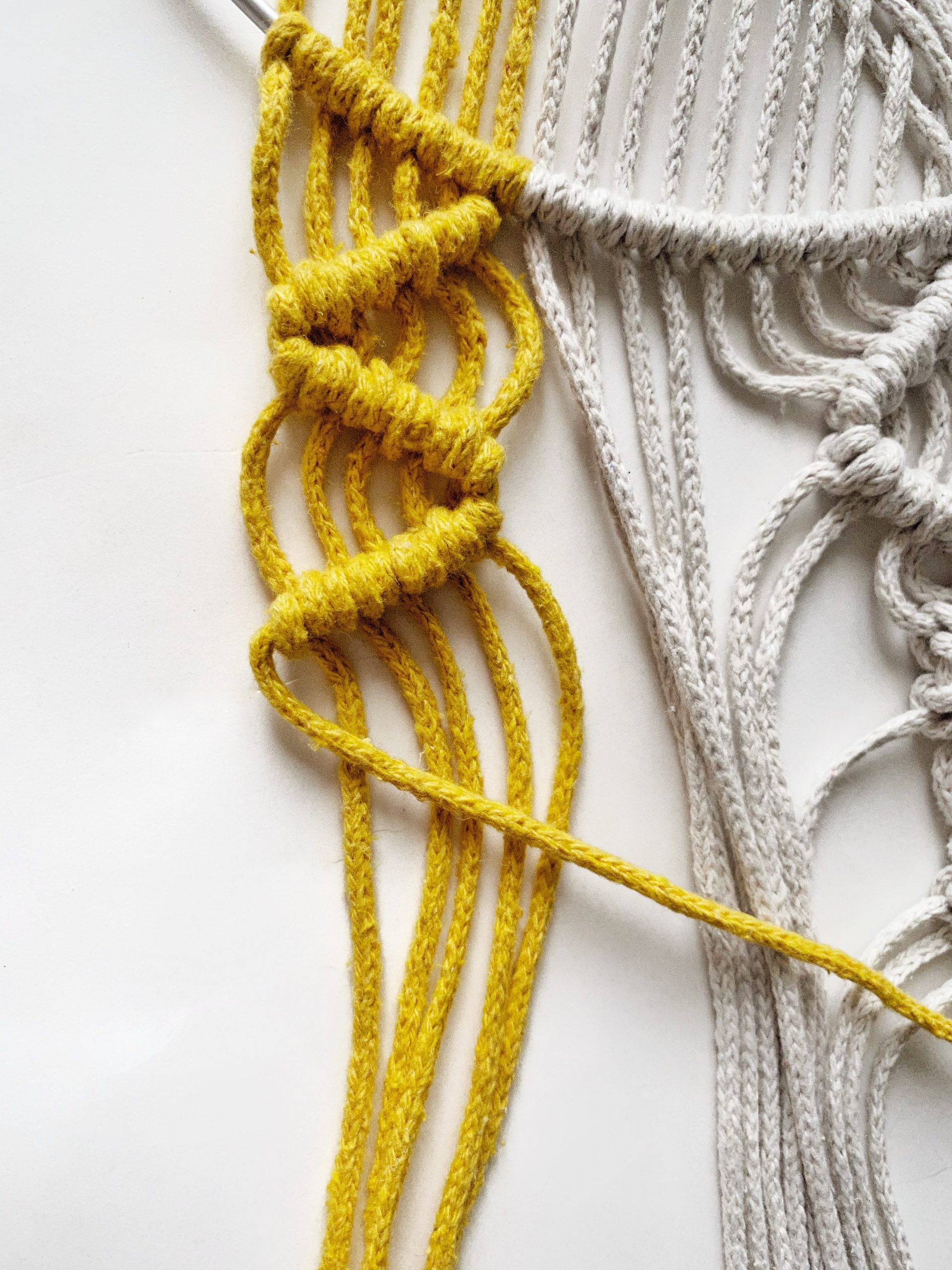 Macrame Dream Catcher Pattern PDF - Digital Download, Boho Wall hanging DIY 3 Macrame Dream Catcher Pattern PDF - Digital Download, Boho Wall hanging DIY - Image 3