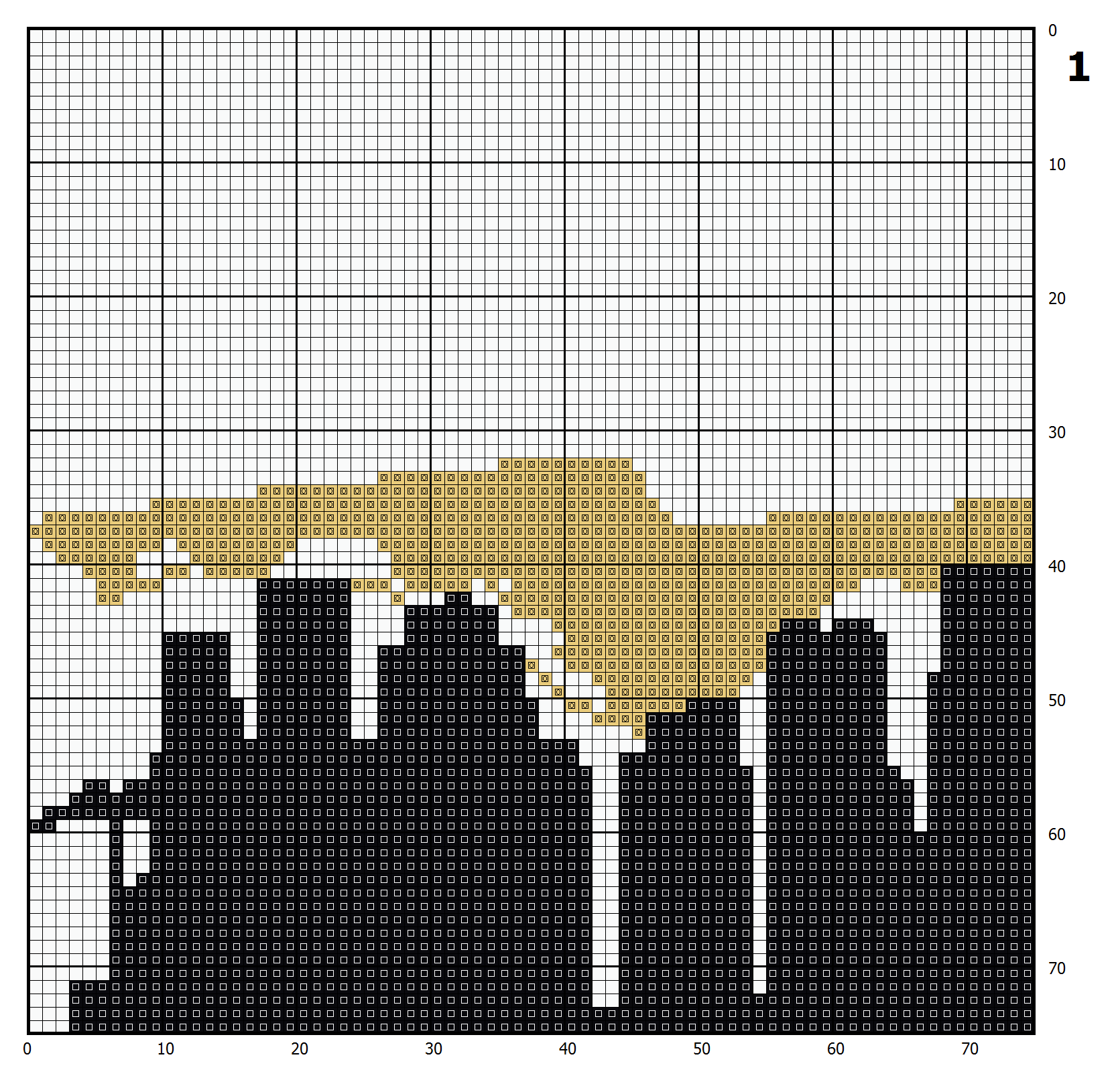 MIAMI cross stitch pattern 2 MIAMI cross stitch pattern - Image 2