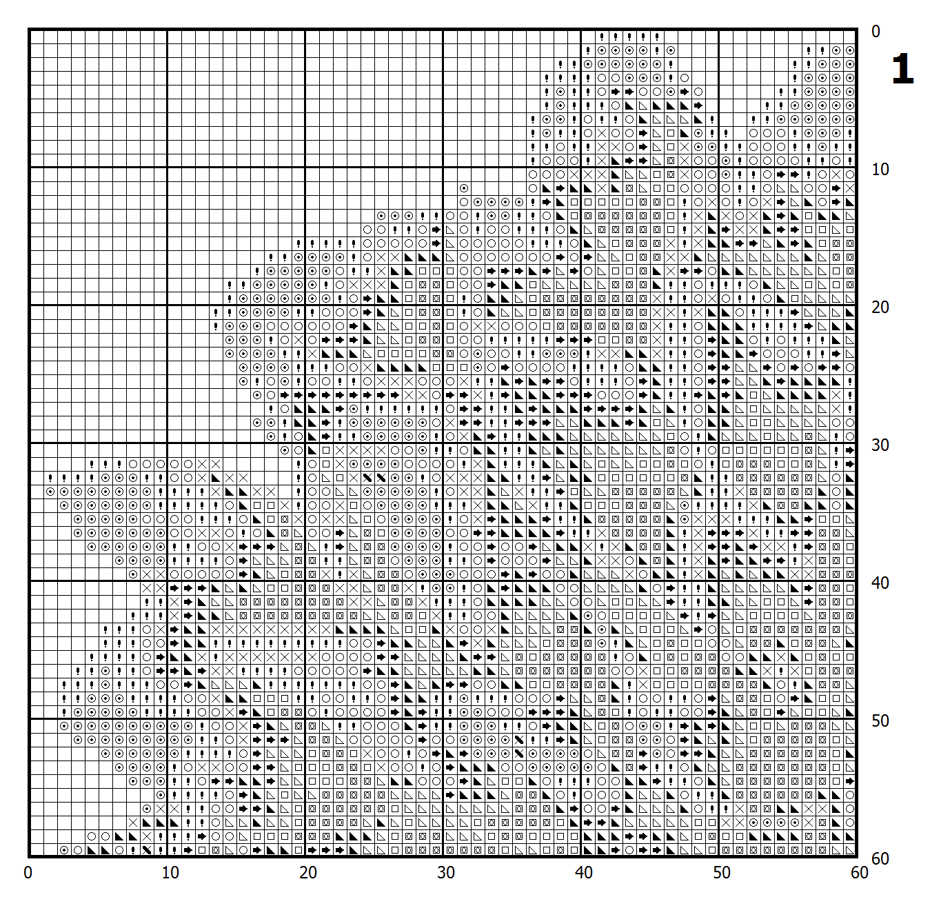 Hydrangea cross stitch pattern 2 Hydrangea cross stitch pattern - Image 2