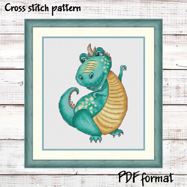 Dinosaur Cross Stitch Pattern