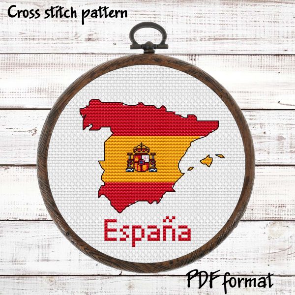 Spain cross stitch