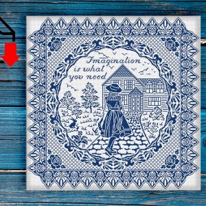 Anne of Green Gables Cross stitch pillow cross stitch pdf modern