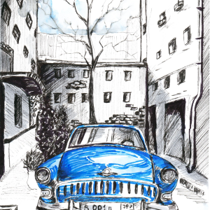 Graphic style drawing