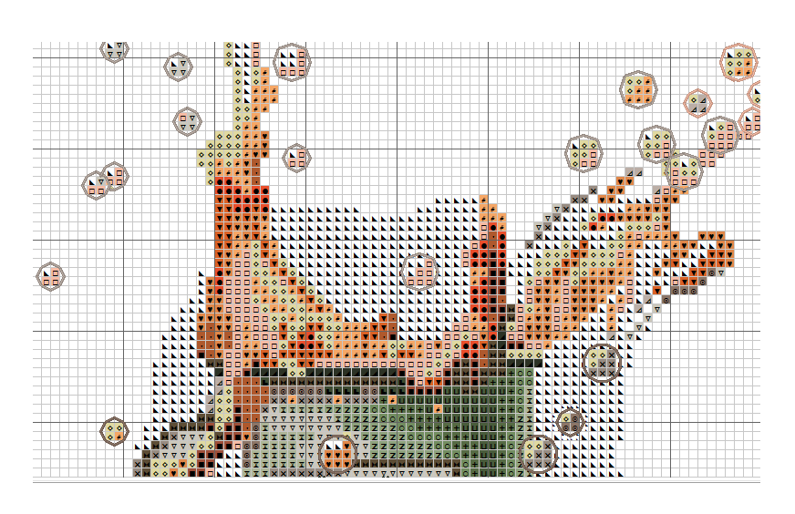 Coffee Cup Cross Stitch Pattern Modern Counted Chart PDF 47 5 Coffee Cup Cross Stitch Pattern Modern Counted Chart PDF 47 - Image 5
