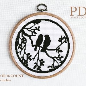 birdies cross stitch pattern