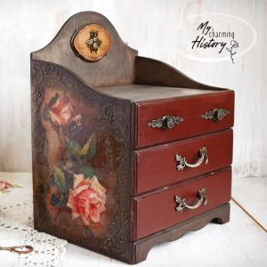 Rustic brown dresser