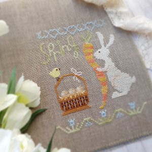 Cute Easter bunny will bring happiness and joy to your home! A simple design is embroidered in a few hours. Happy Easter!