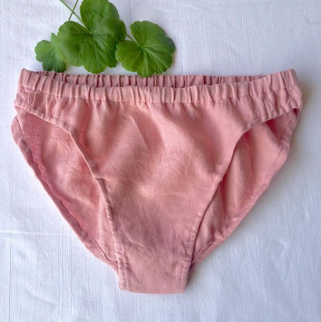 Linen panties Organic underwear Crealandia