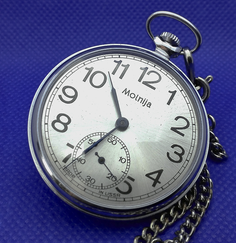 Open Pocket Watch Vintage Mechanical watch