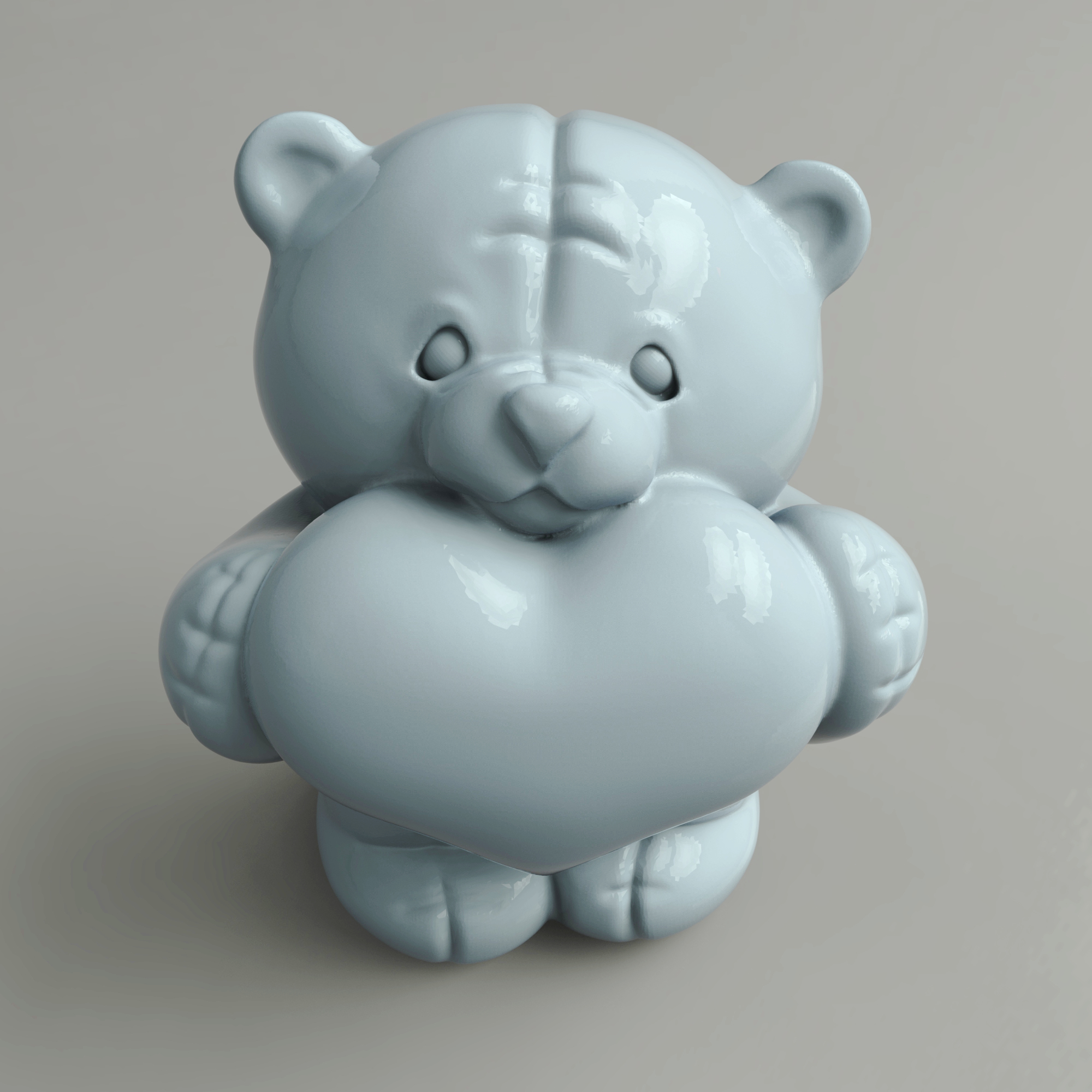 STL file Teddy Bear 🧸・3D print design to download・Cults