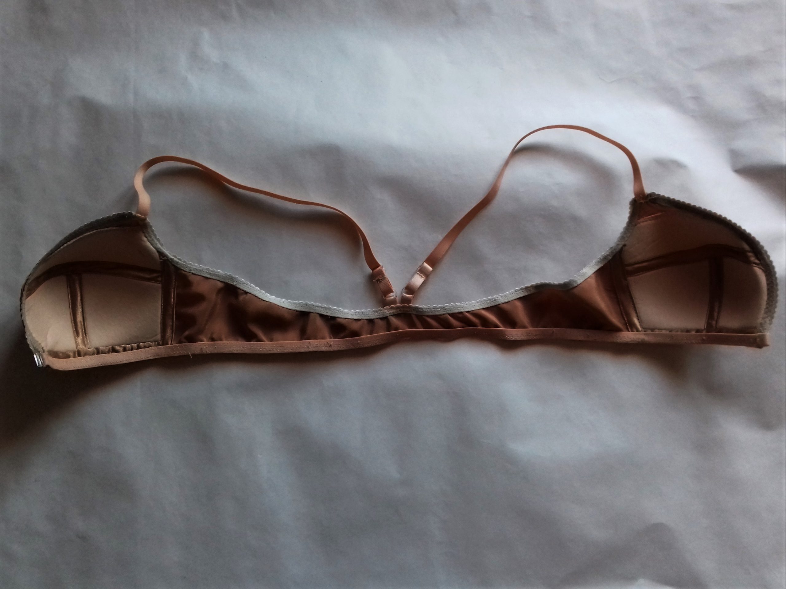 Bra pattern with front closure, Plus size bra sewing pattern