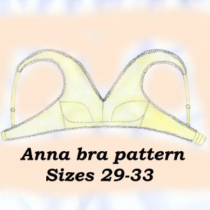 Vintage bra pattern, 1970s bra pattern, 1970s sewing pattern