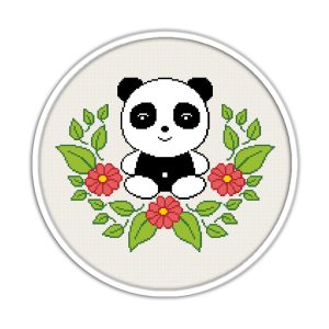 panda Cross Stitch Pattern