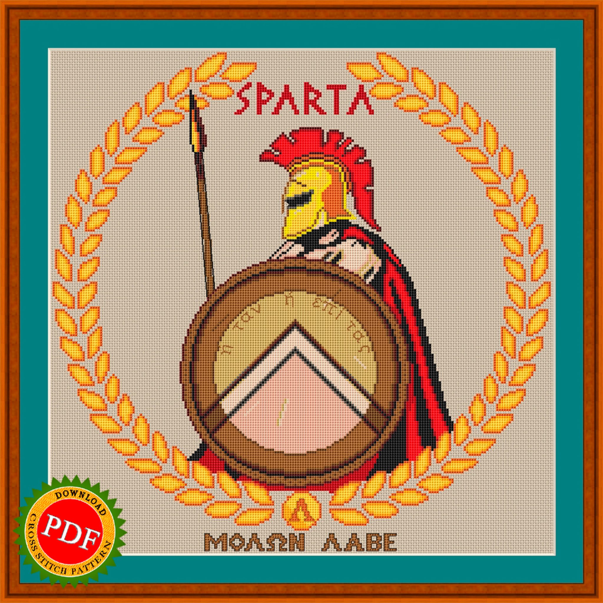 spartan-warrior-cross-stitch-pattern-spartan-warrior