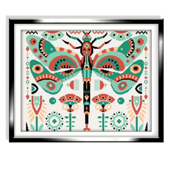 Dragonfly Cross Stitch Pattern