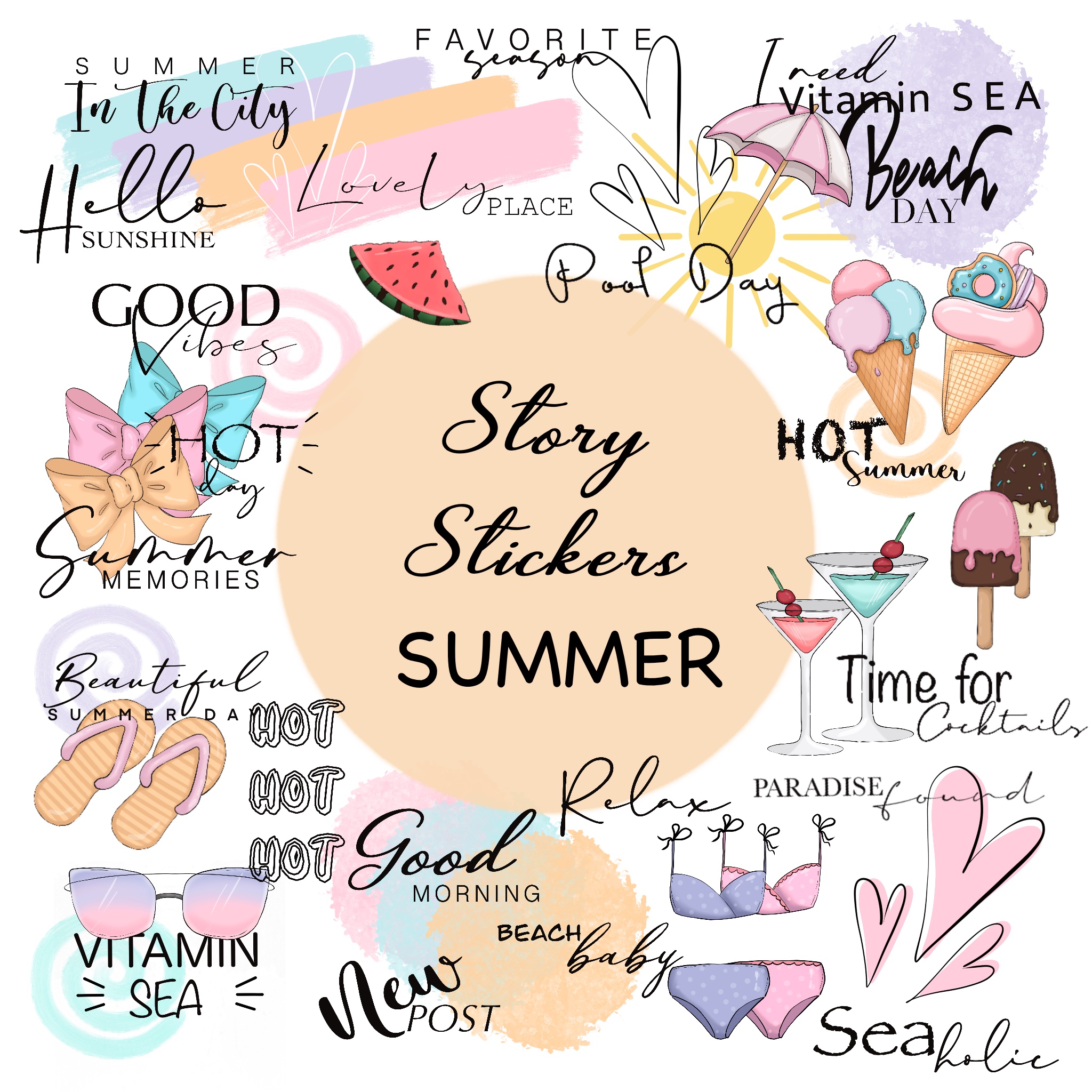 10 Instagram Story Stickers Perfect for your Friends this Summer — Social  Assumptions