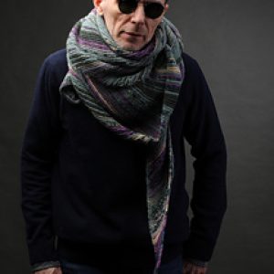 Shawl Violet in the woods knitting pattern PDF ENG