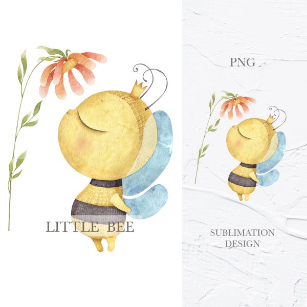 Watercolor bee