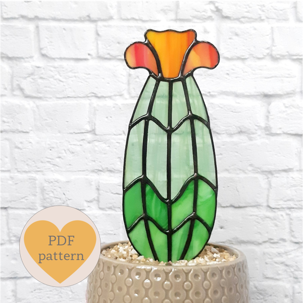 Stained glass blooming succulent