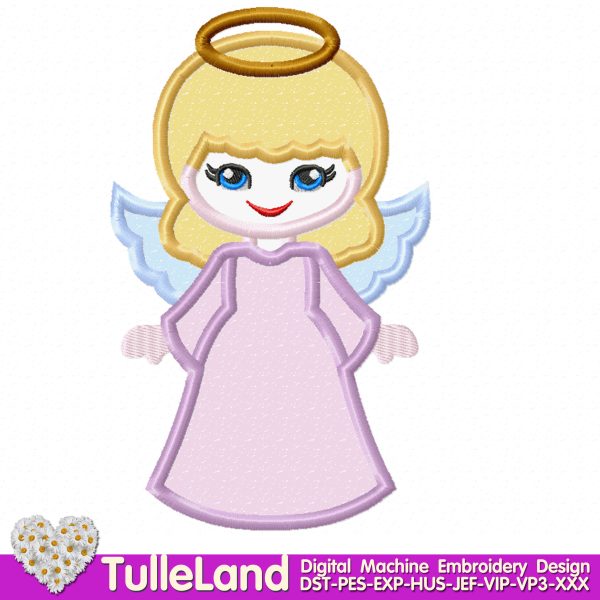 Christmas Angel Design Machine embroidery design