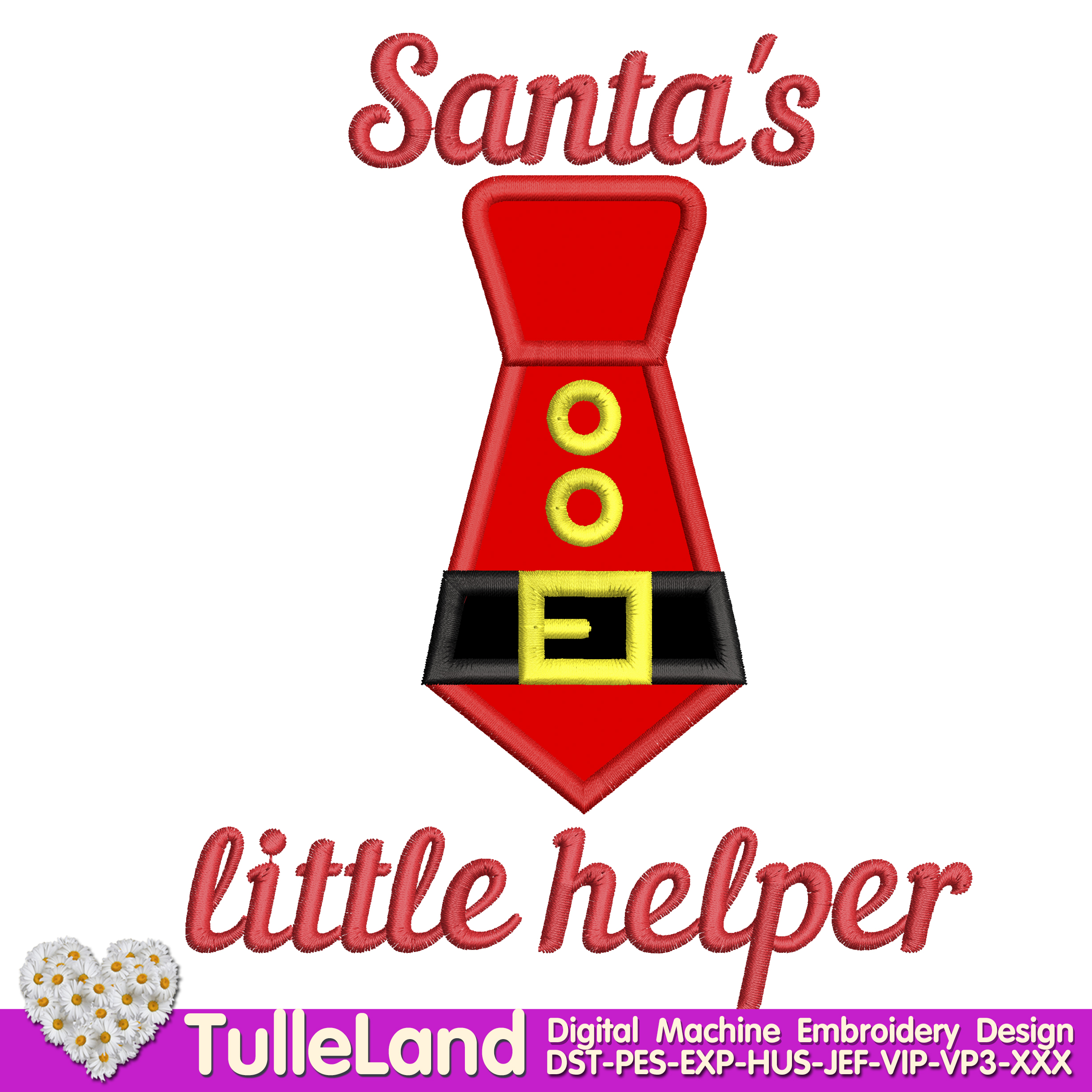 Santas helper Machine embroidery design 1 Santas helper Machine embroidery design