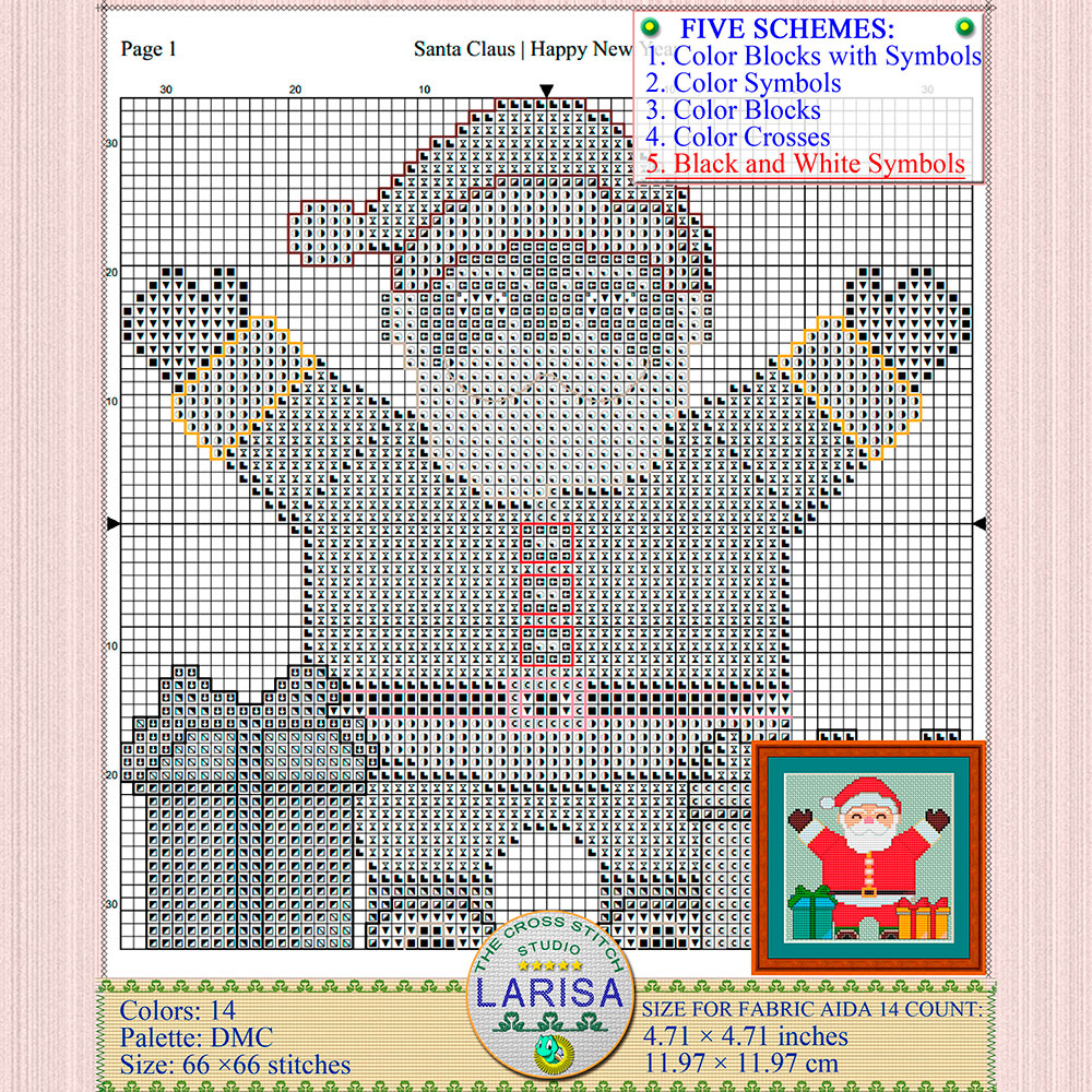 Mojoyce Santa Claus and Reindeer Time Pattern Cross Stitch Kits for  Christmas Wall Decor Kids Beginners DIY Art Supplies 