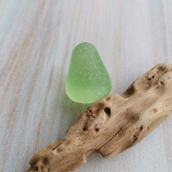 Laght green sea glass