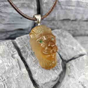 Lion head pendant