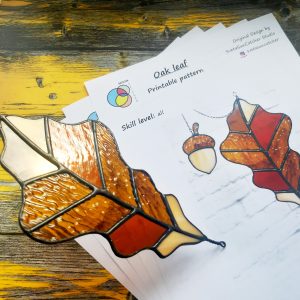 Oak leaf and acorn patterns